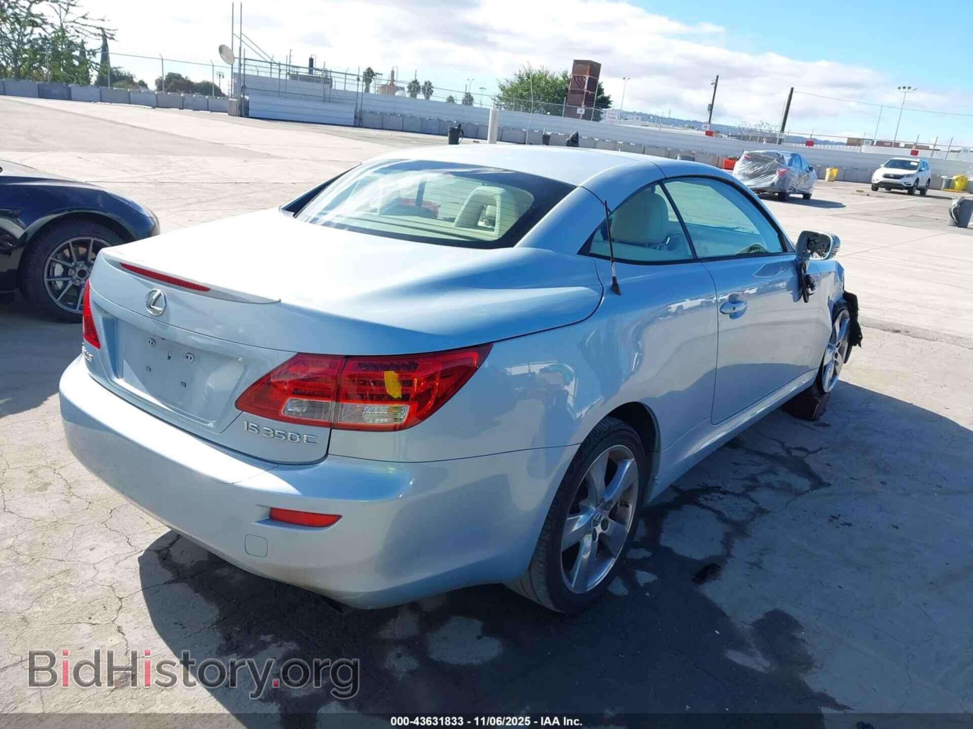 2010 LEXUS IS 350C - VIN: JTHFE2C26A2503198 - Фото 4
