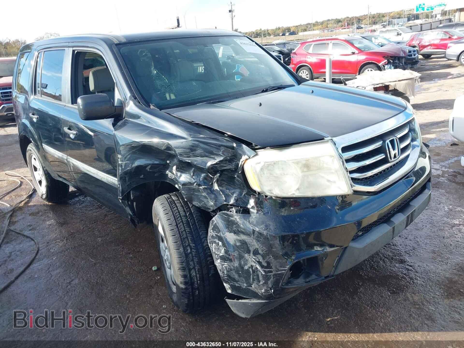 Photo 5FNYF3H25EB010458 - HONDA PILOT 2014