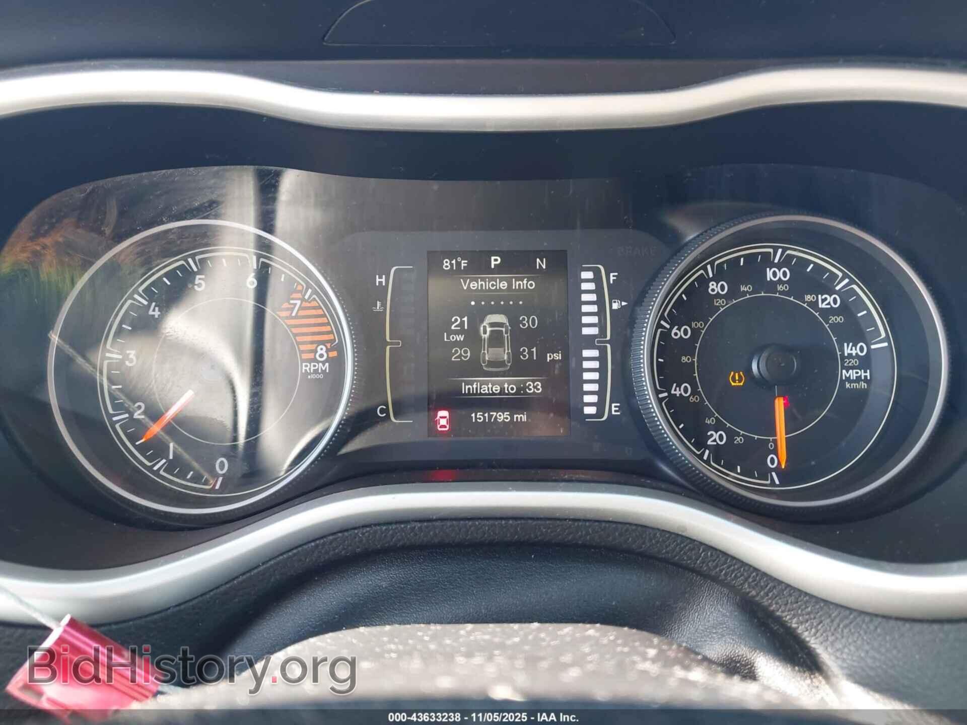 2016 JEEP CHEROKEE - VIN: 1C4PJLCS5GW351925 - Фото 7