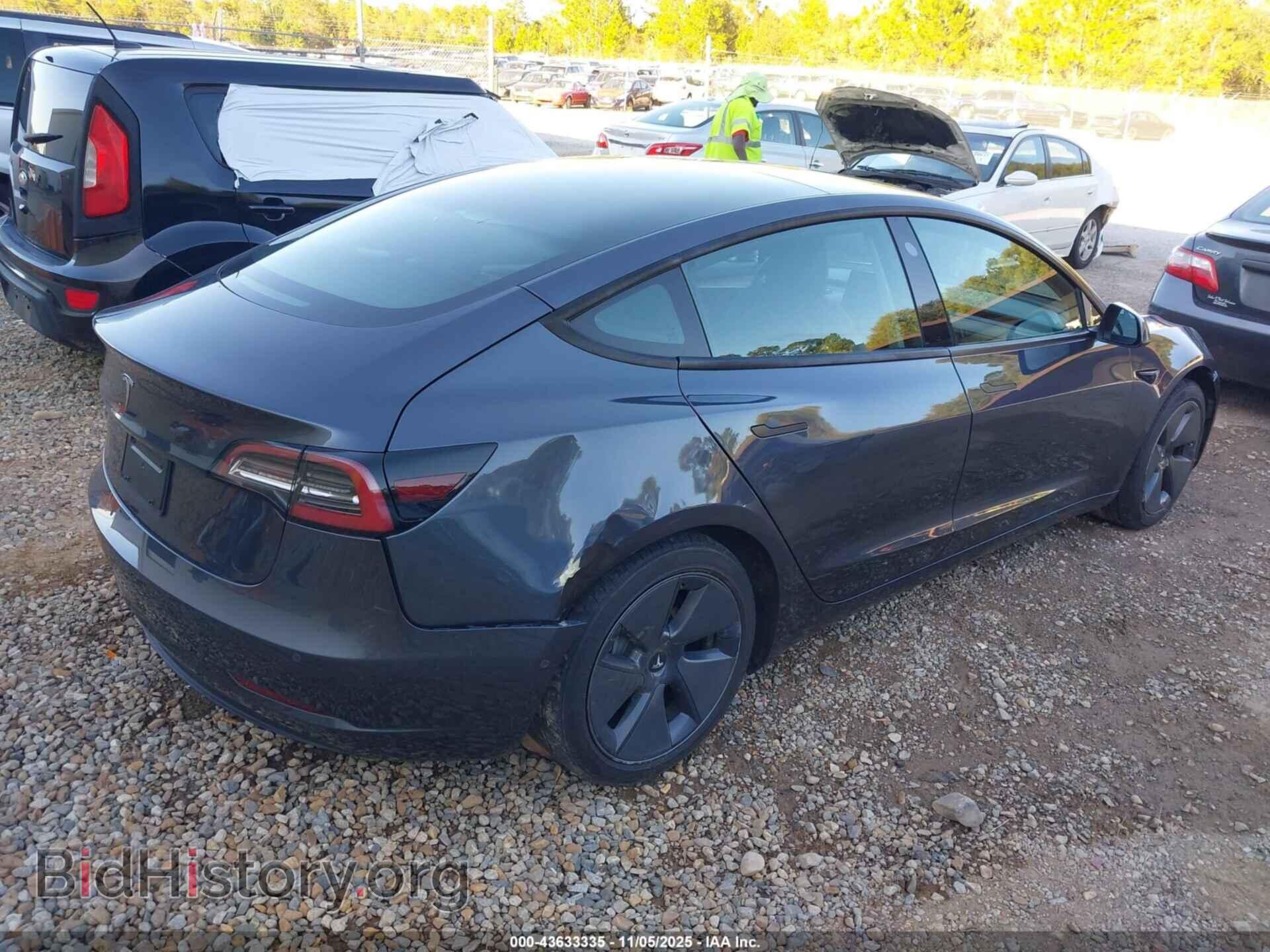 2022 TESLA MODEL 3 - VIN: 5YJ3E1EA6NF314203 - Фото 4