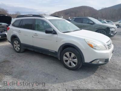 2011 Subaru OUTBACK 3.6R Limited, white — VIN 4S4BRDKC5B2344200, IAAI