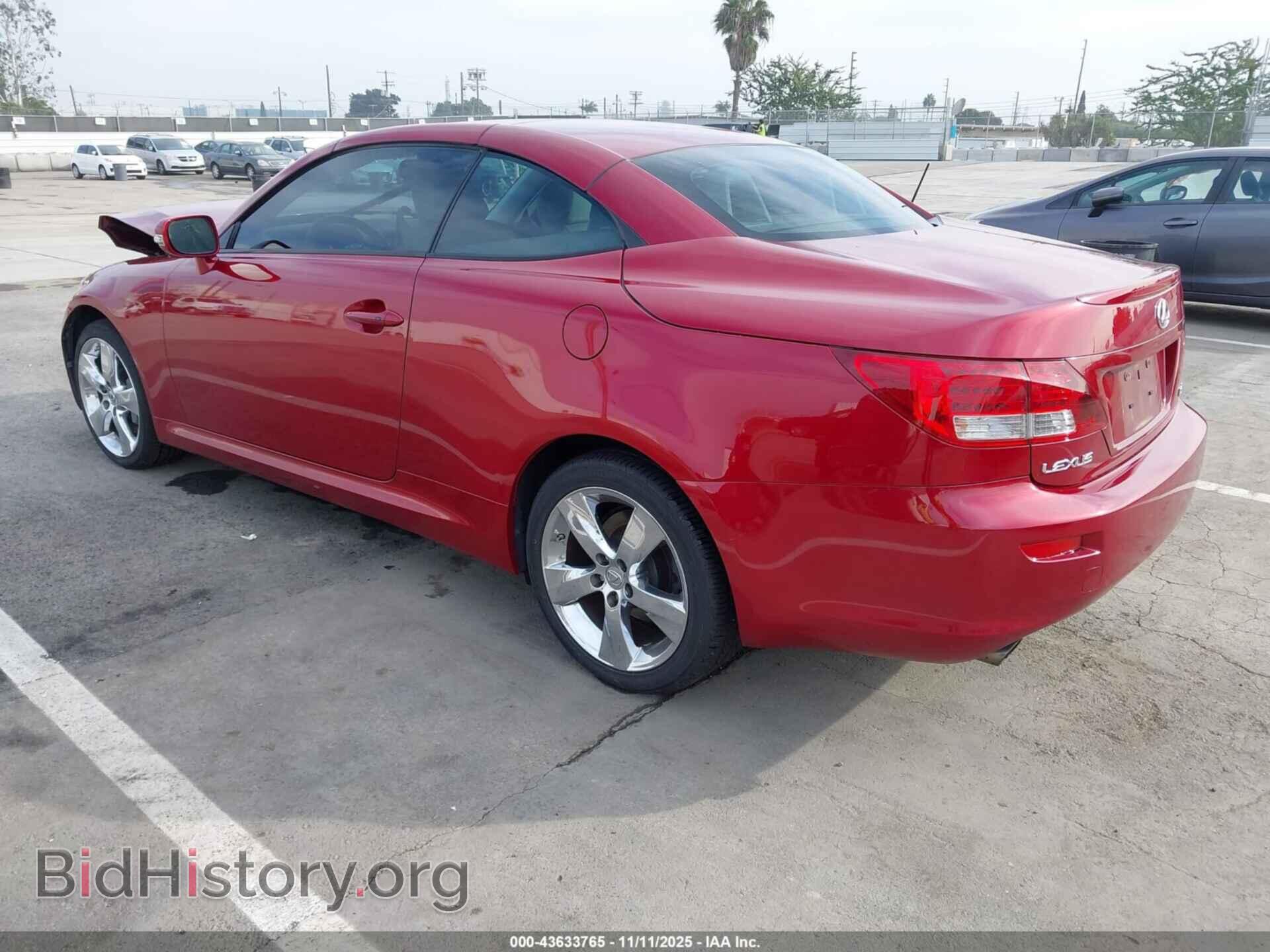 2010 LEXUS IS 350C - VIN: JTHFE2C24A2502406 - Фото 3