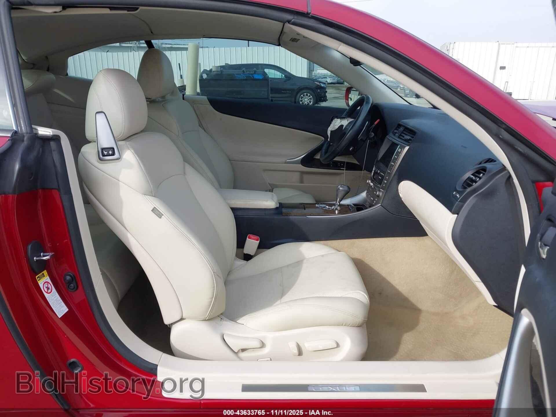 2010 LEXUS IS 350C - VIN: JTHFE2C24A2502406 - Фото 5