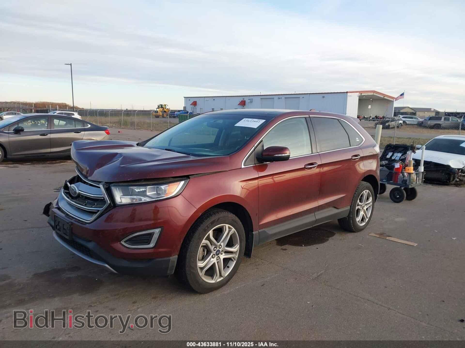 2016 FORD EDGE - VIN: 2FMPK4K90GBB94206 - Фото 2