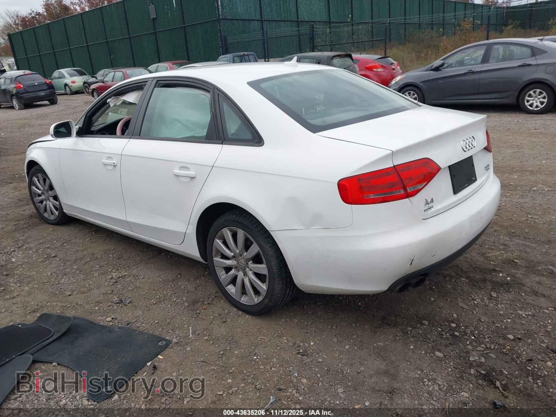 2012 AUDI A4 - VIN: WAUBFAFL1CA114101 - Фото 3