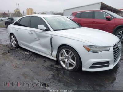 2016 Audi A6 2.0T Premium Plus, белый — VIN WAUGFAFC6GN099633, IAAI