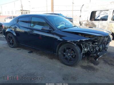 2013 Dodge AVENGER SE, black — VIN 1C3CDZAB7DN614109, IAAI