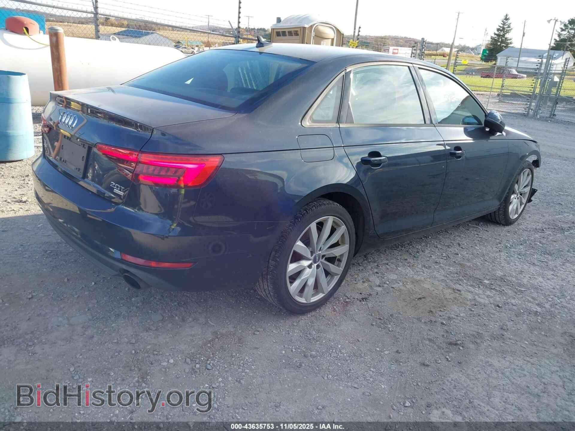 2017 AUDI A4 - VIN: WAUGMAF46HA159482 - Фото 4