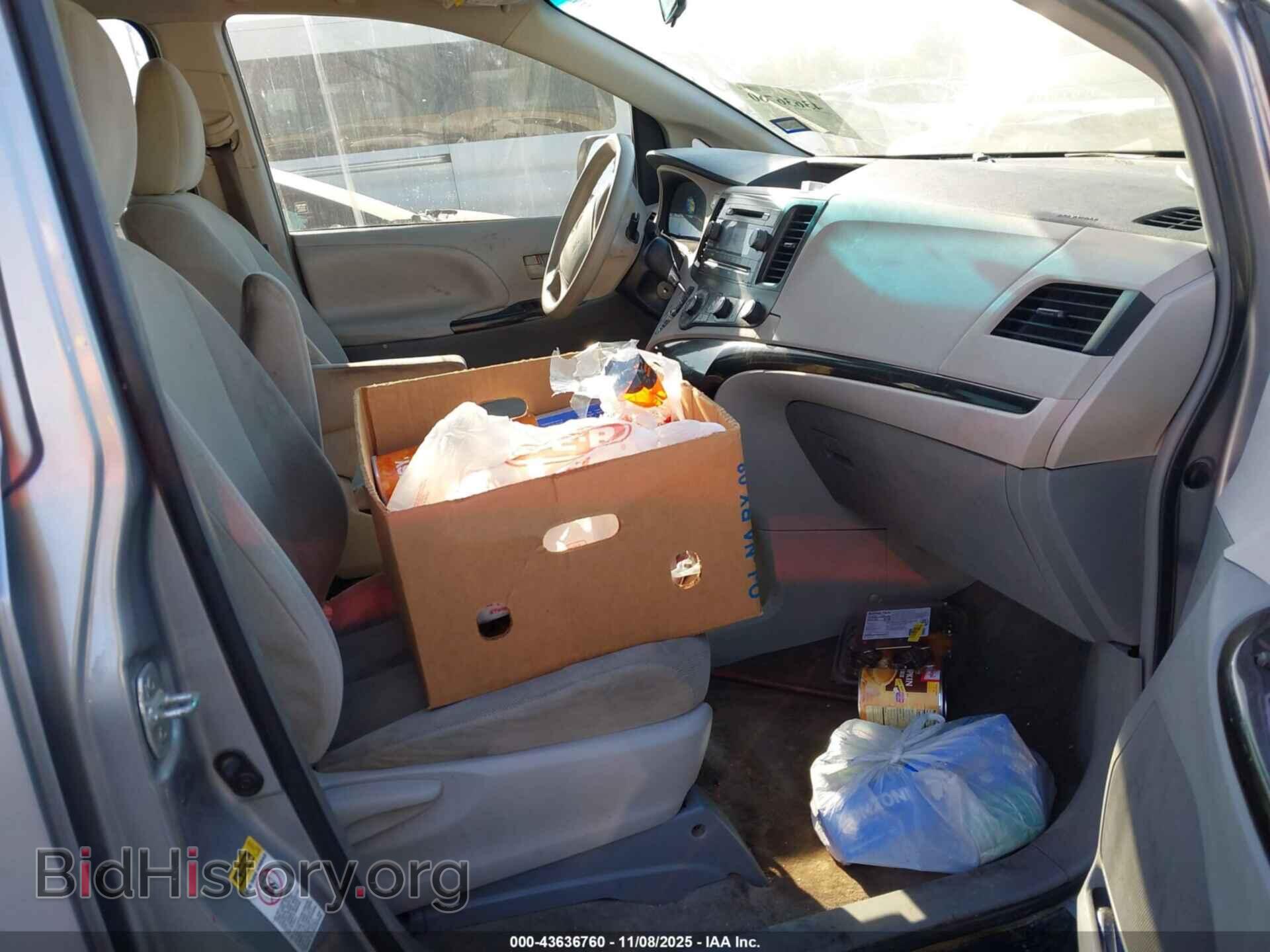 2012 TOYOTA SIENNA - VIN: 5TDKA3DC1CS016530 - Фото 5