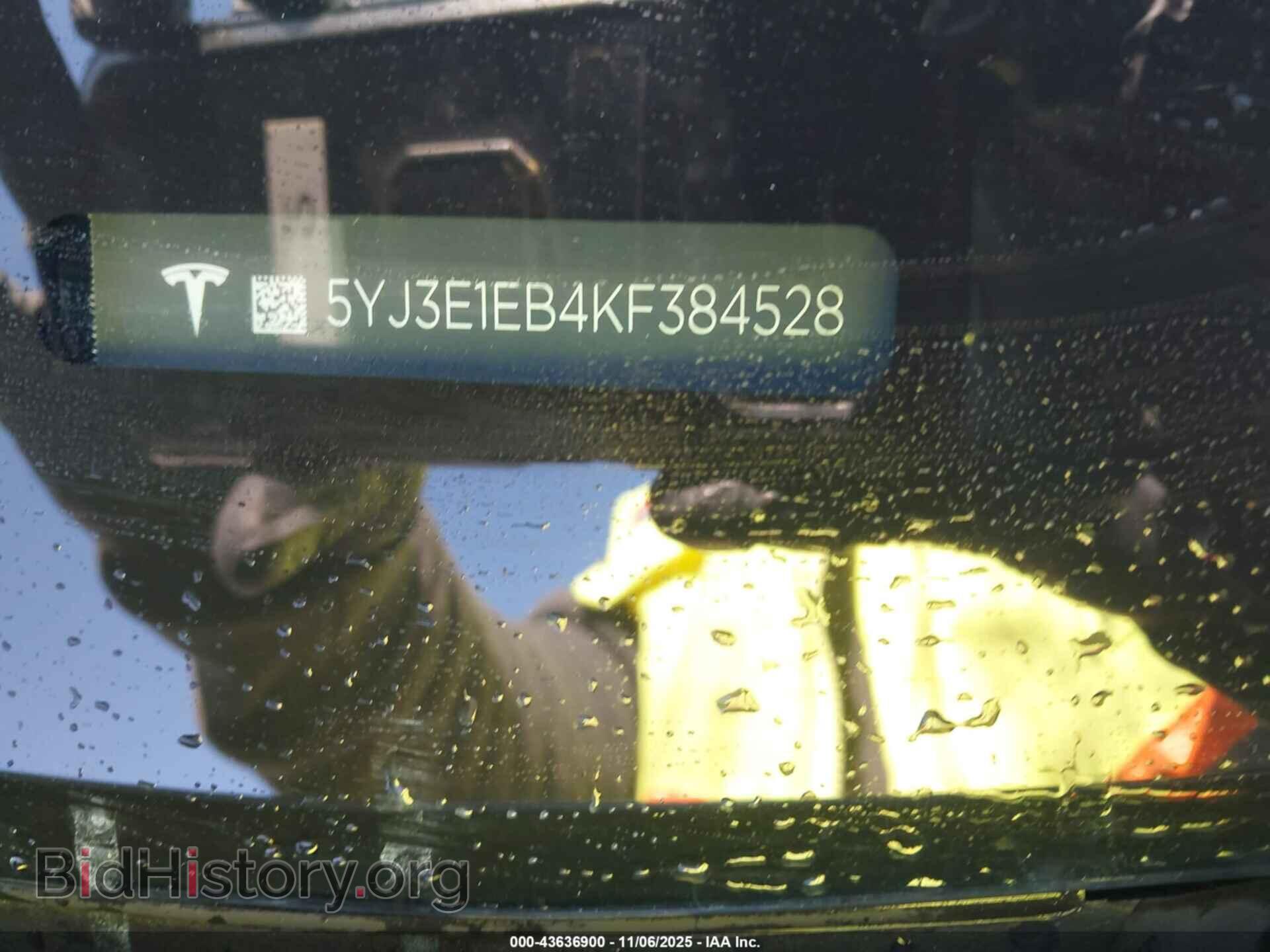 2019 TESLA MODEL 3 - VIN: 5YJ3E1EB4KF384528 - Фото 9