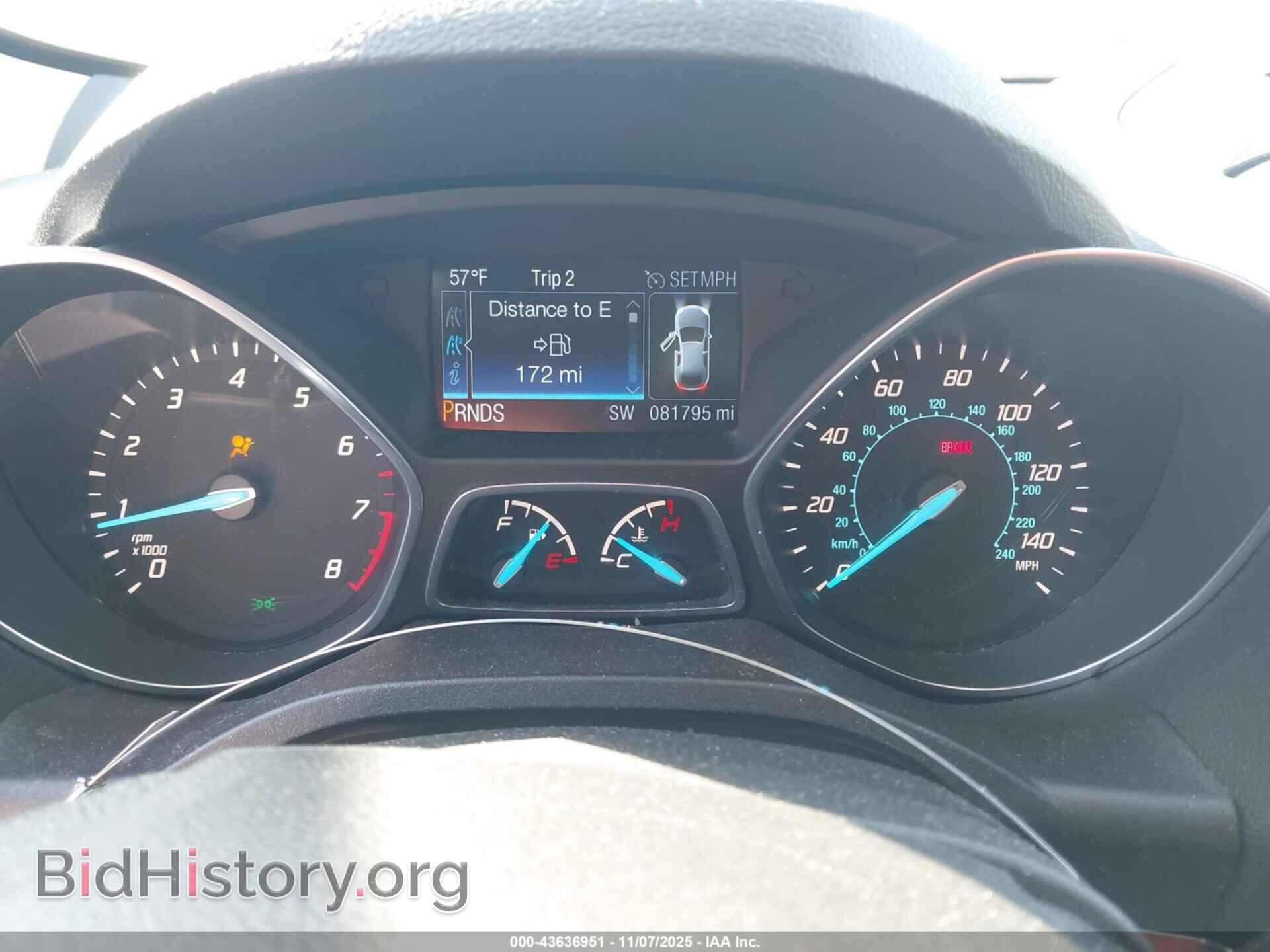 2016 FORD ESCAPE - VIN: 1FMCU0F74GUB90325 - Фото 7