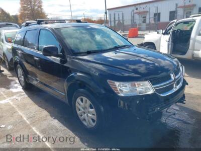 2017 Dodge JOURNEY SE, черный — VIN 3C4PDCAB1HT637000, IAAI