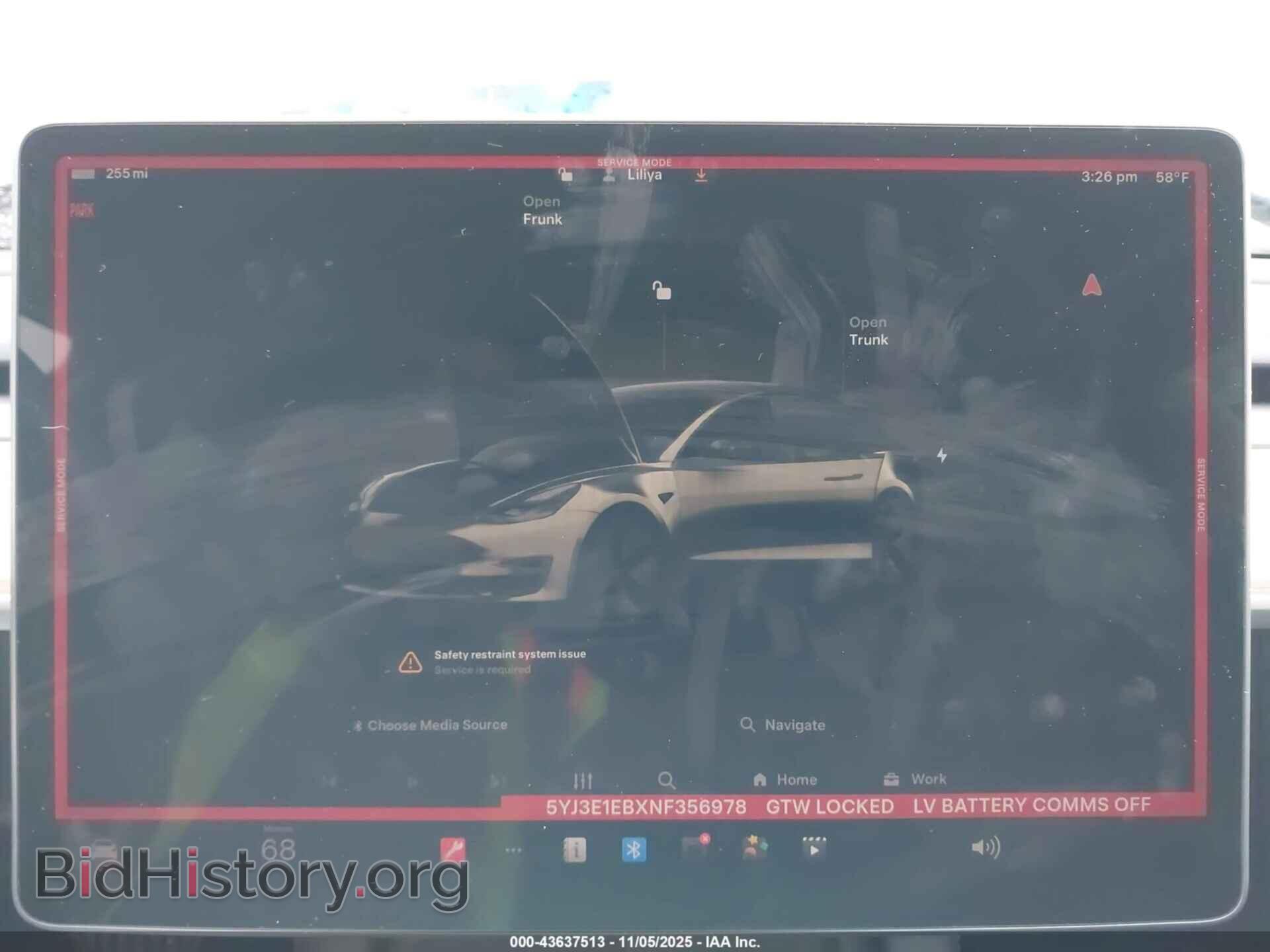 2022 TESLA MODEL 3 - VIN: 5YJ3E1EBXNF356978 - Фото 7