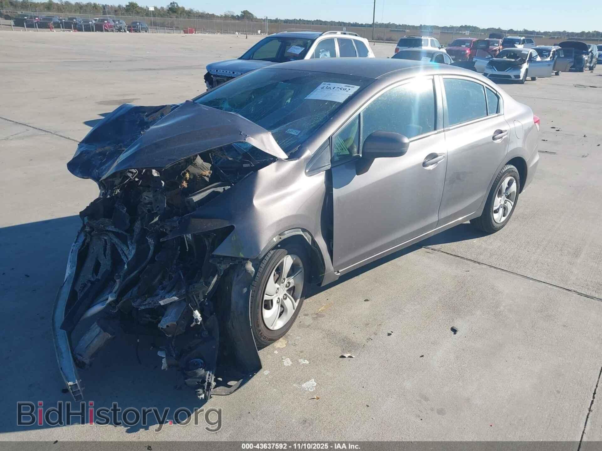 2015 HONDA CIVIC - VIN: 19XFB2F55FE008775 - Фото 2