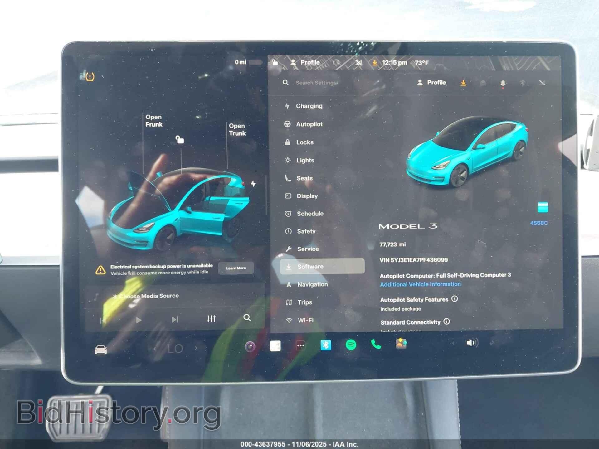 2023 TESLA MODEL 3 - VIN: 5YJ3E1EA7PF436099 - Фото 7