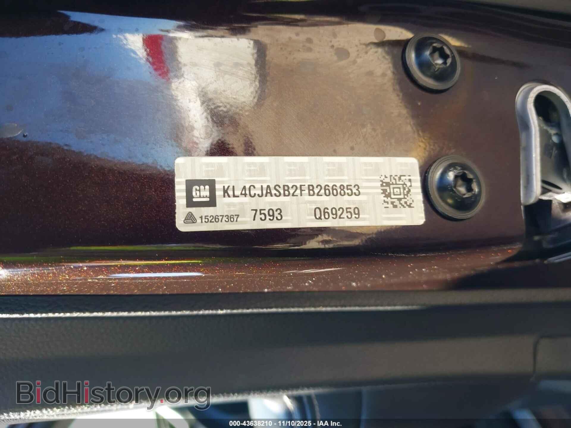 2015 BUICK ENCORE - VIN: KL4CJASB2FB266853 - Фото 9