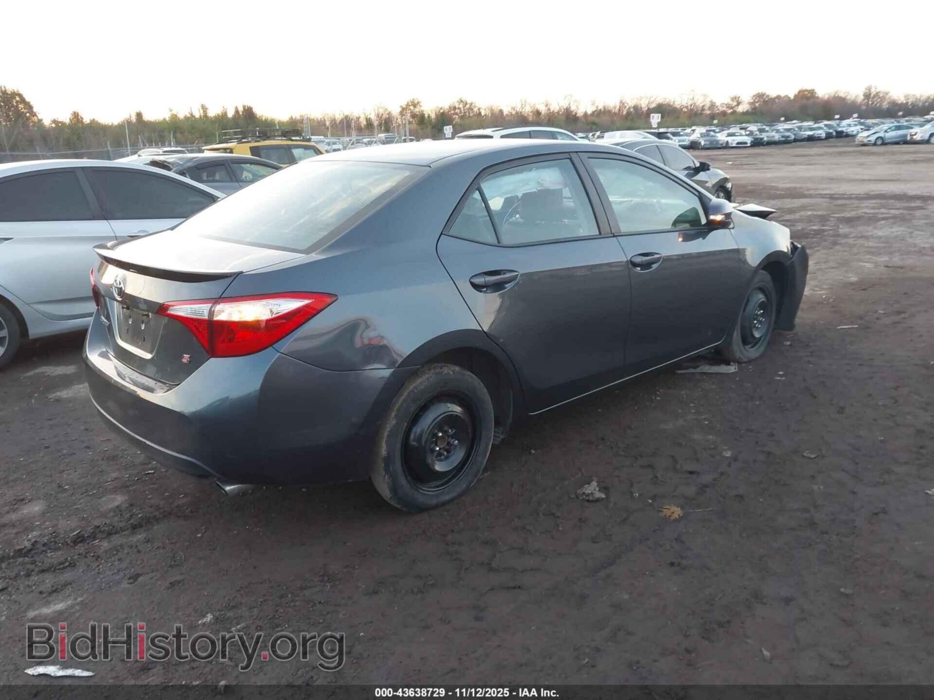 2016 TOYOTA COROLLA - VIN: 2T1BURHEXGC724182 - Фото 4