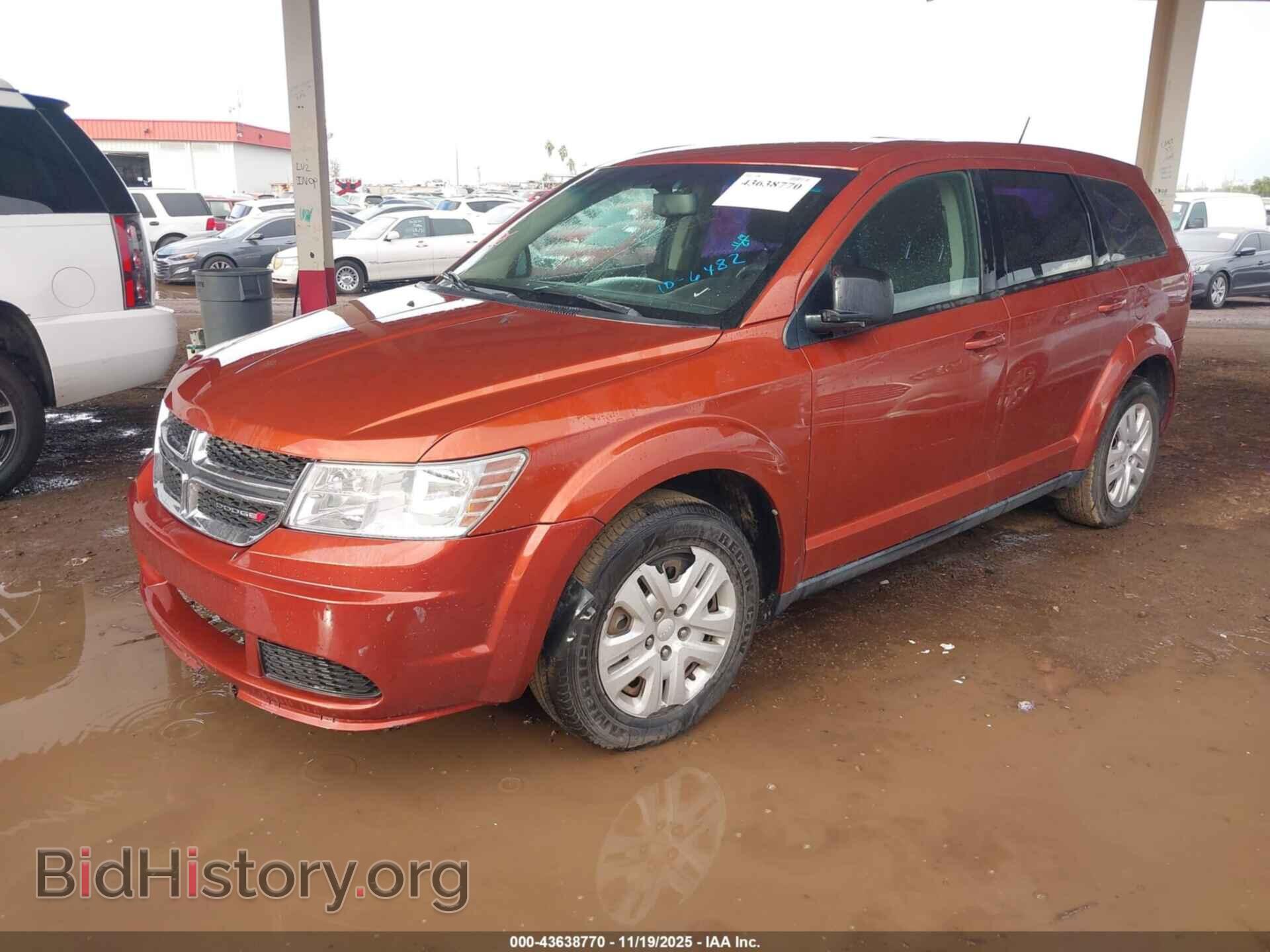 2014 DODGE JOURNEY - VIN: 3C4PDCAB7ET166482 - Фото 2