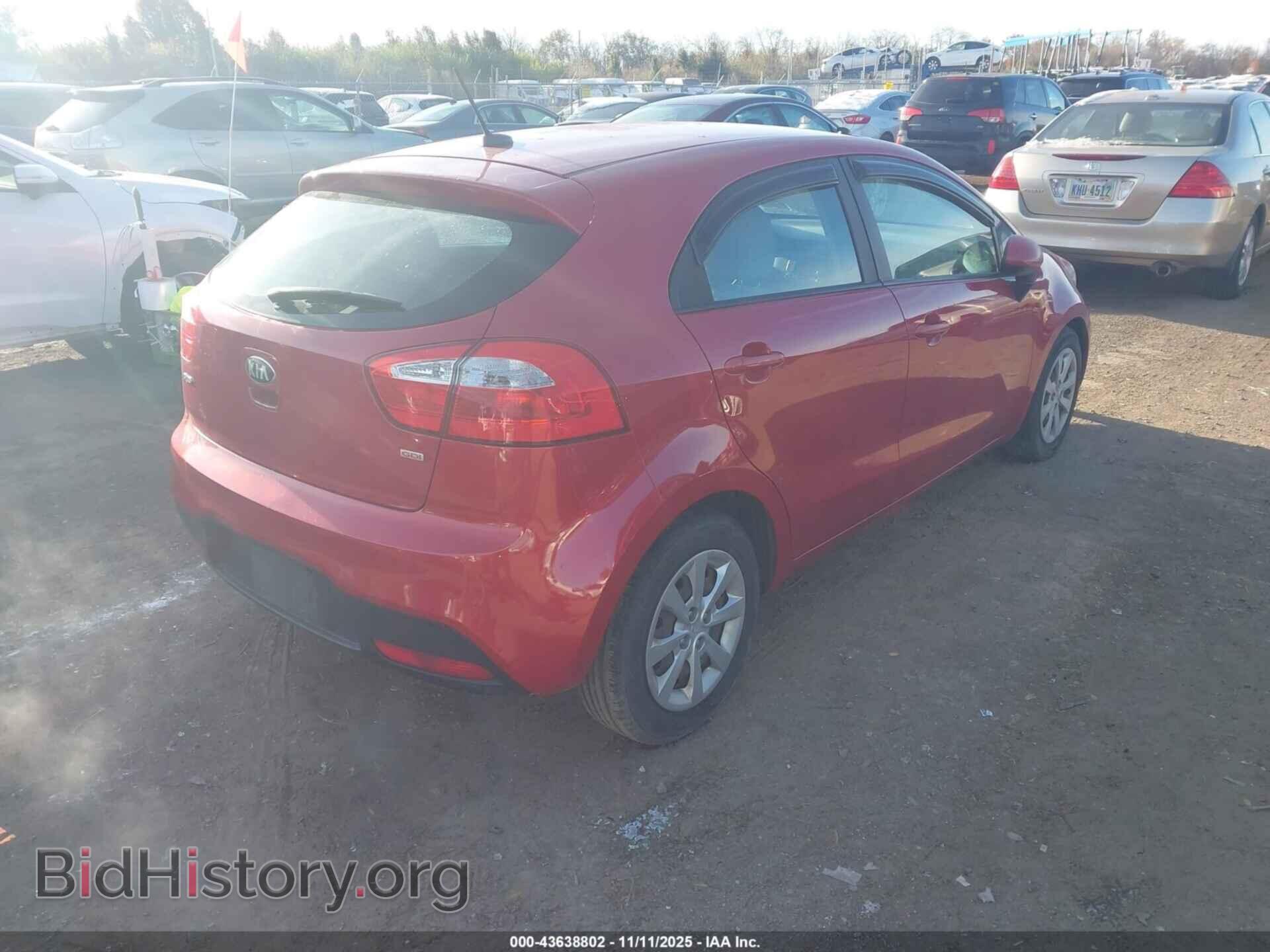 2015 KIA RIO - VIN: KNADM5A33F6501432 - Фото 4