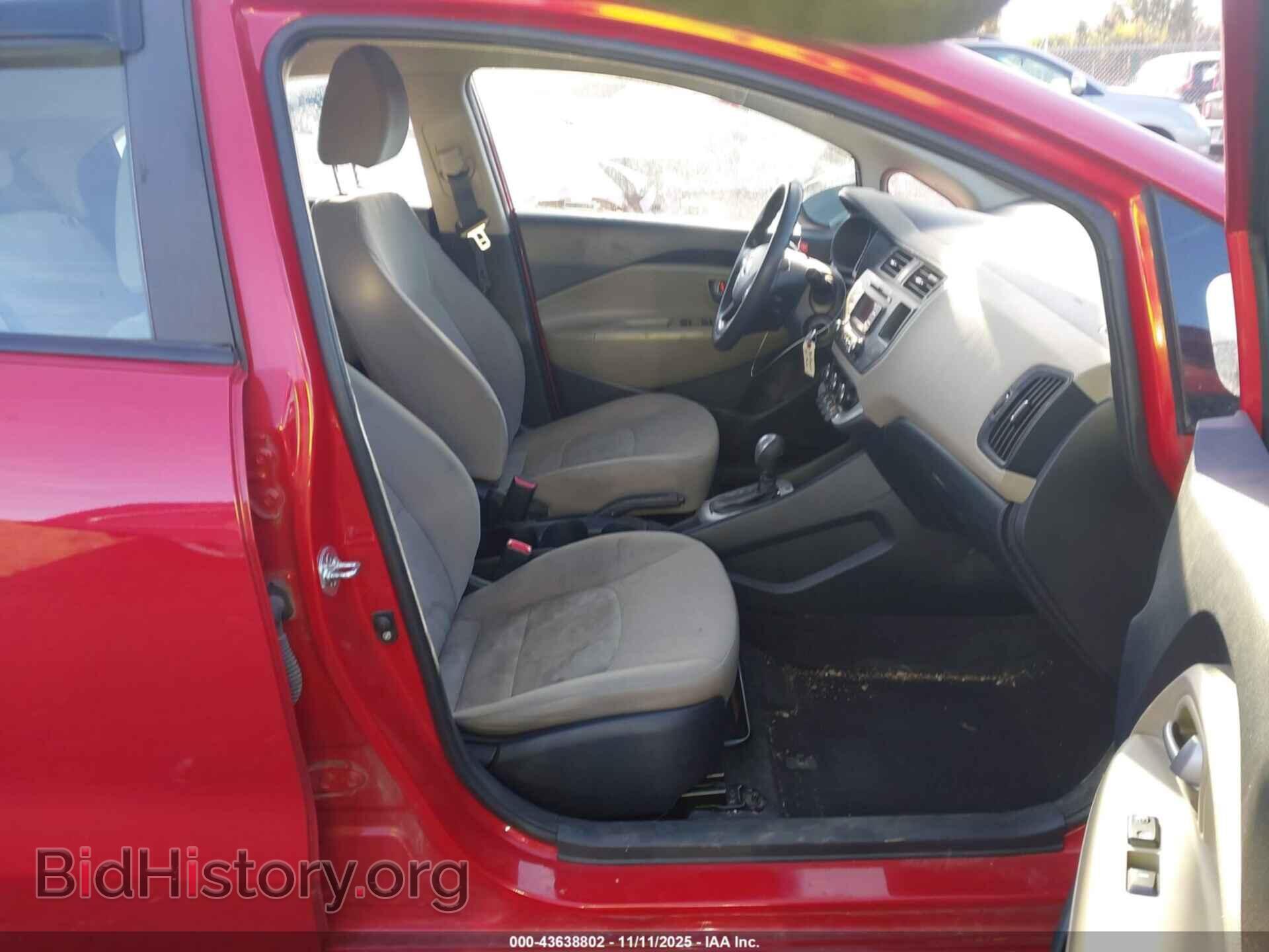 2015 KIA RIO - VIN: KNADM5A33F6501432 - Фото 5