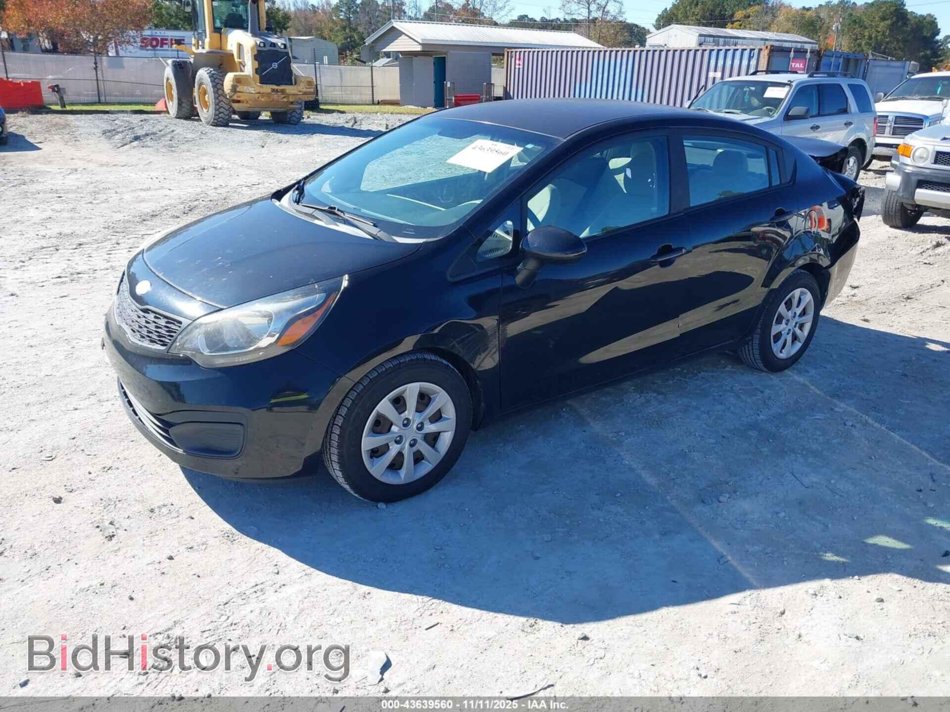 2013 KIA RIO - VIN: KNADM4A37D6285978 - Фото 2