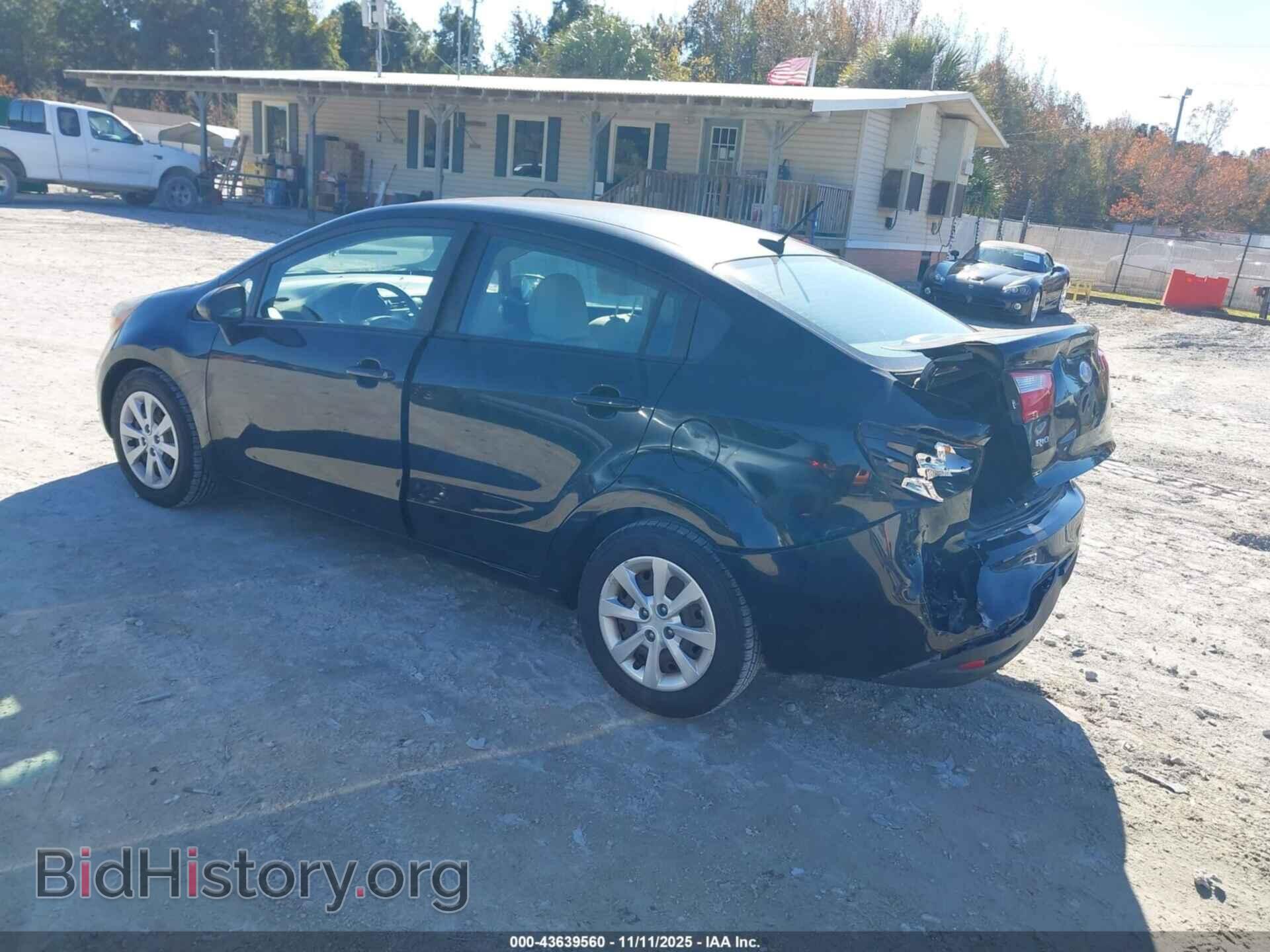 2013 KIA RIO - VIN: KNADM4A37D6285978 - Фото 3
