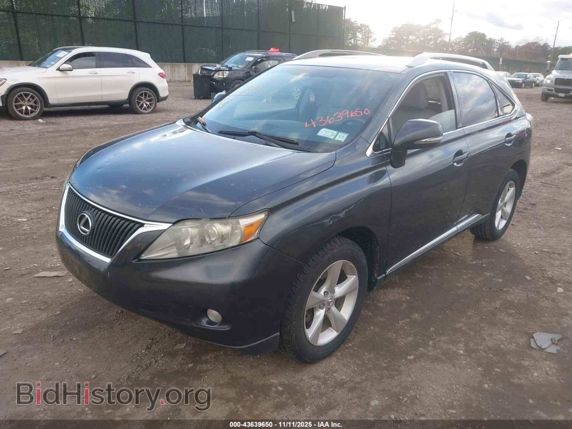 2011 LEXUS RX 350 - VIN: 2T2BK1BAXBC109083 - Фото 2