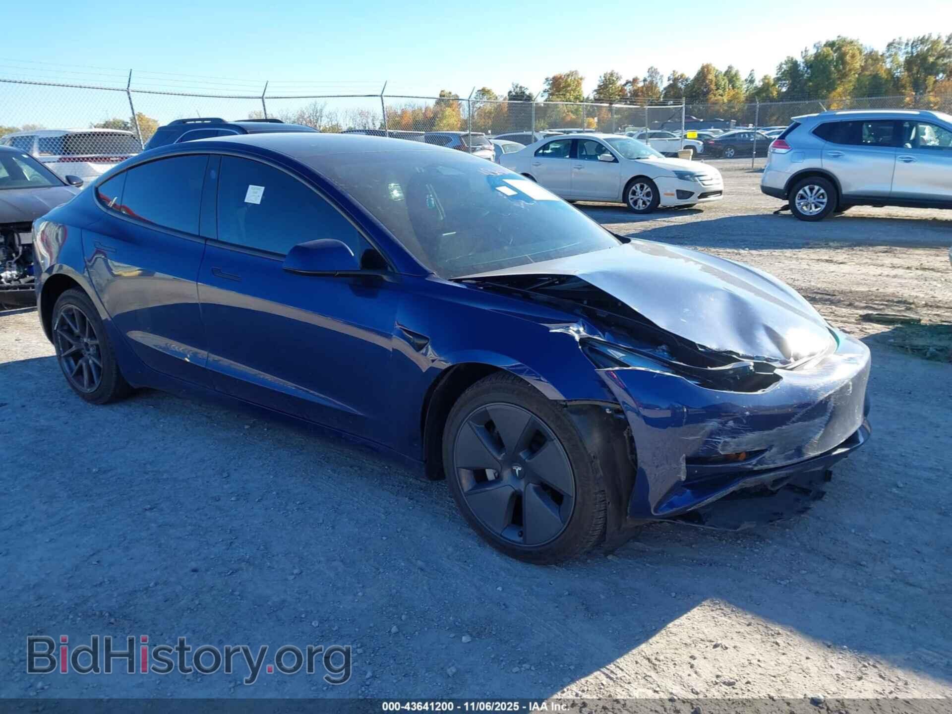 Фотография 5YJ3E1EA0PF477531 - TESLA MODEL 3 2023