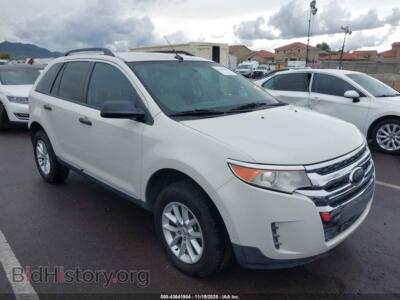 2013 Ford EDGE SE, белый — VIN 2FMDK3GC3DBC30323, IAAI