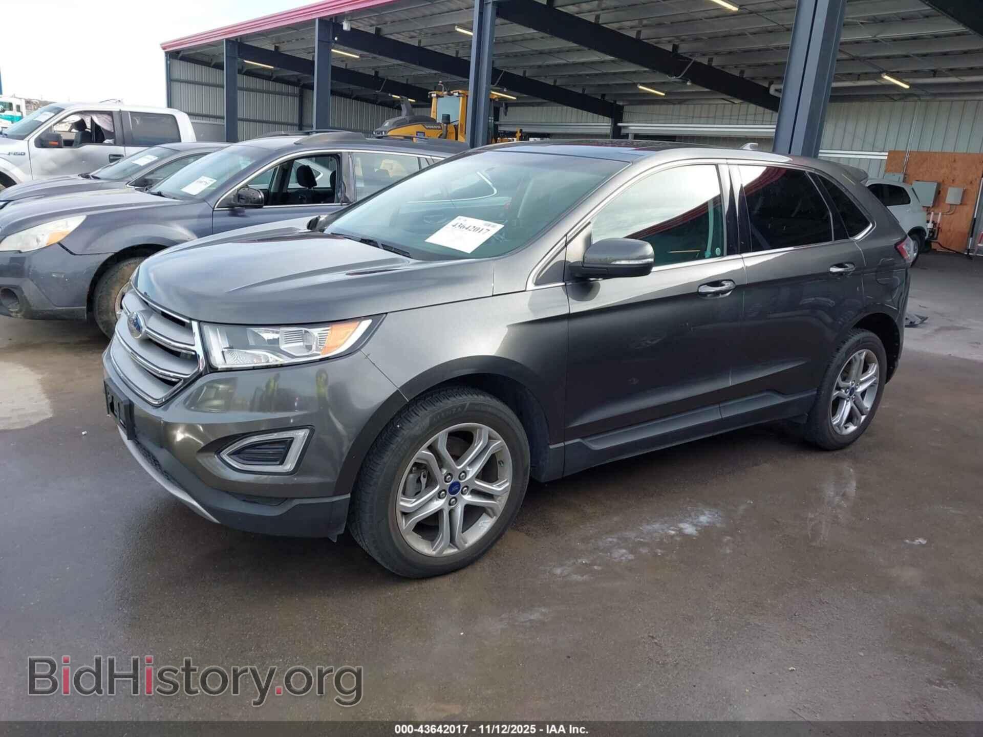 2015 FORD EDGE - VIN: 2FMTK4K88FBB10833 - Фото 2