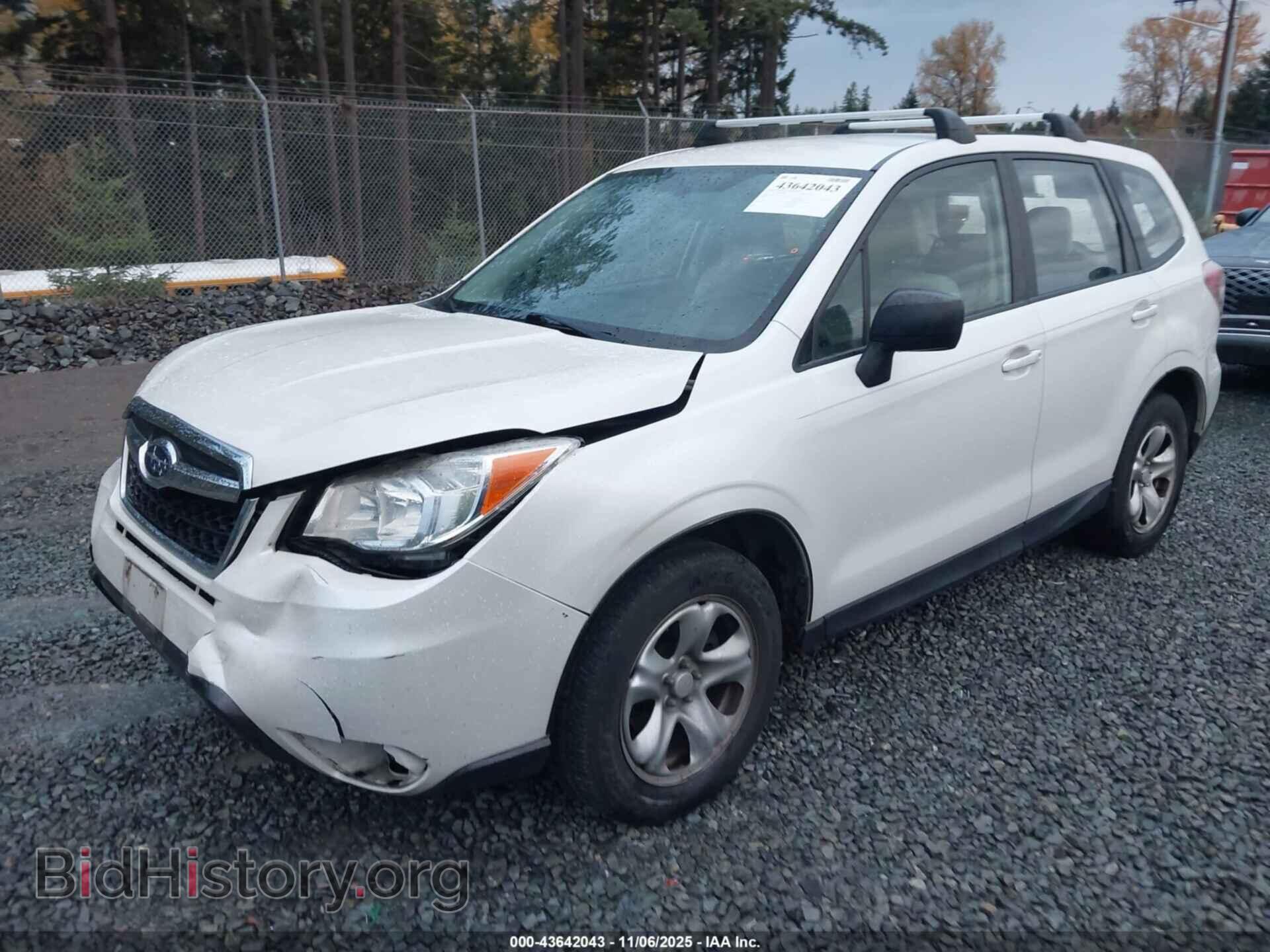 2015 SUBARU FORESTER - VIN: JF2SJAAC2FH569318 - Фото 2