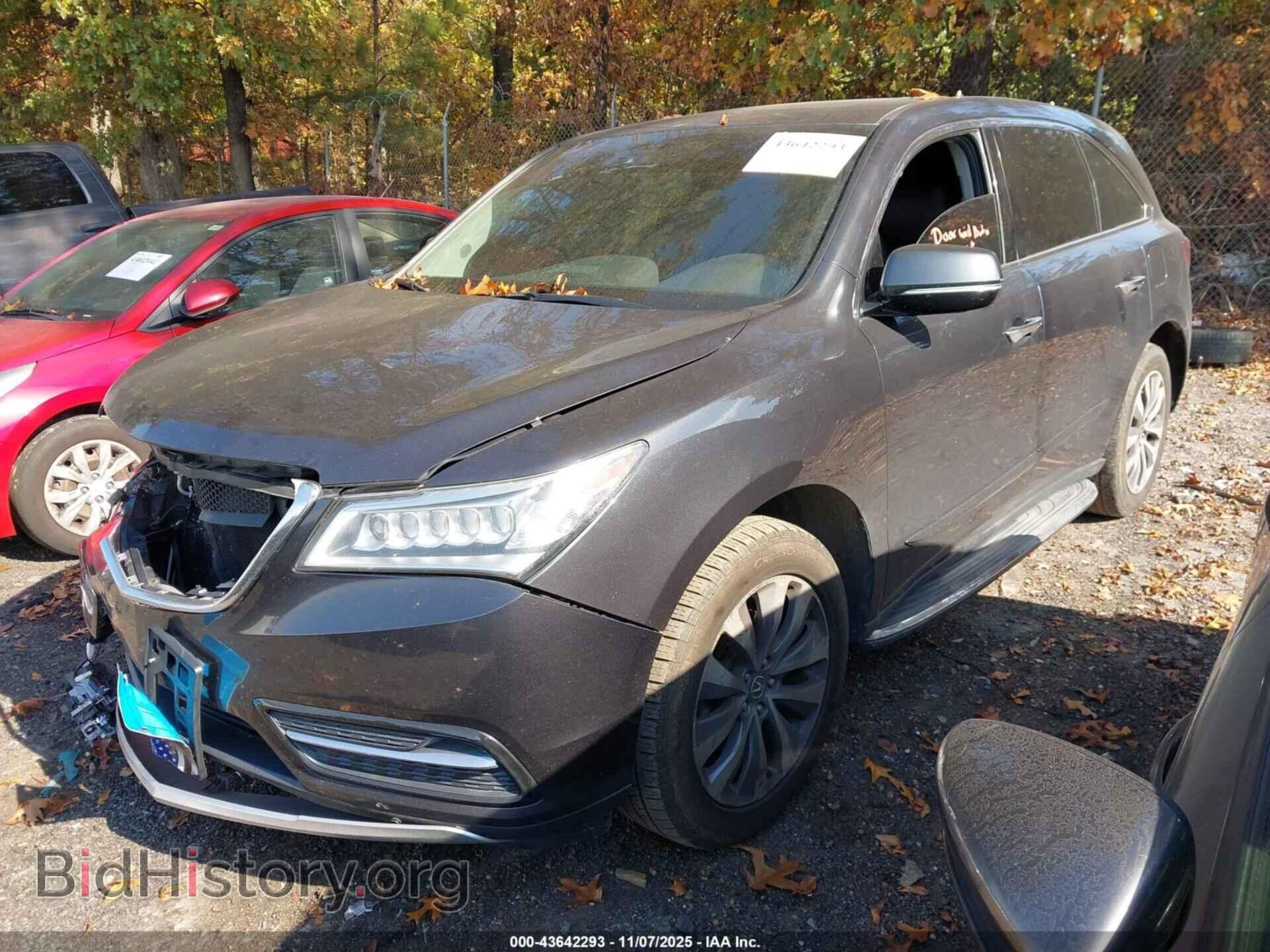 2014 ACURA MDX - VIN: 5FRYD4H4XEB012007 - Фото 2