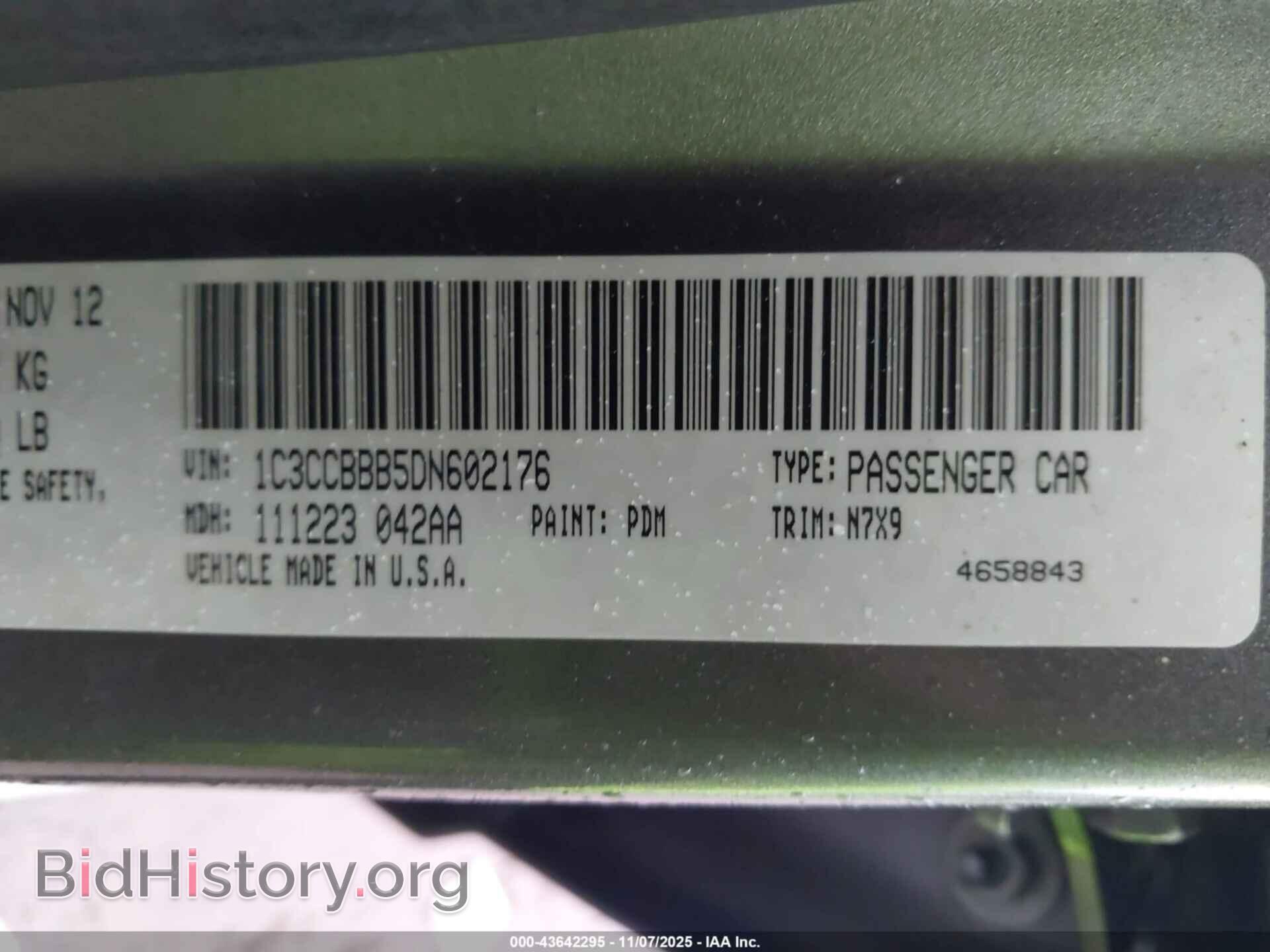 2013 CHRYSLER 200 - VIN: 1C3CCBBB5DN602176 - Photo 9