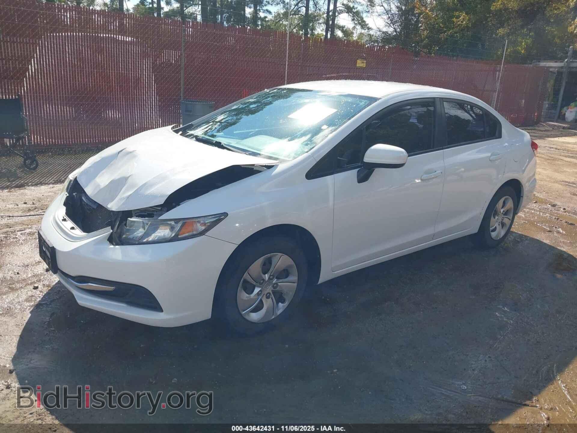 2014 HONDA CIVIC - VIN: 2HGFB2F50EH507441 - Фото 2