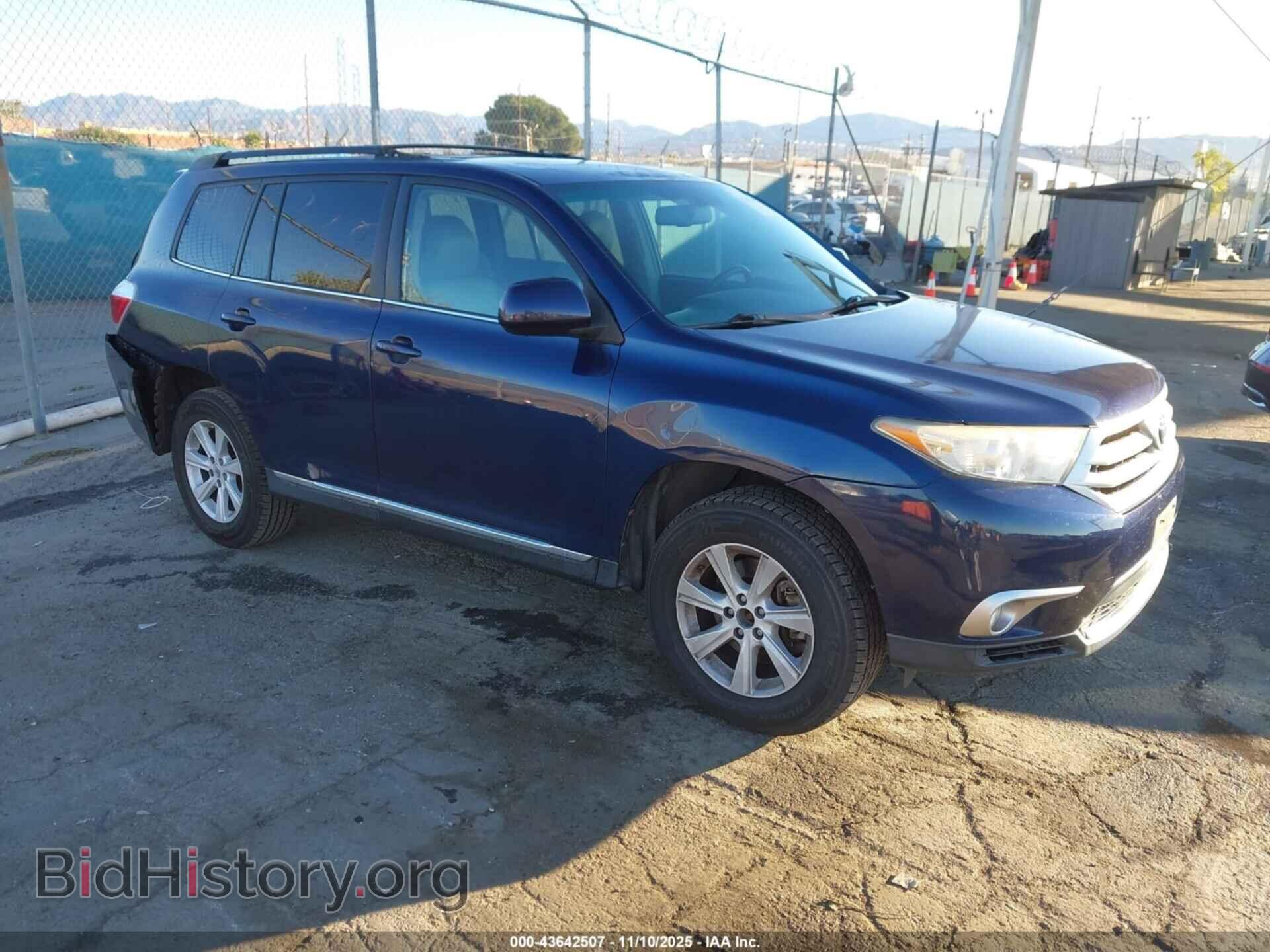 Фотография 5TDZK3EH2DS121858 - TOYOTA HIGHLANDER 2013