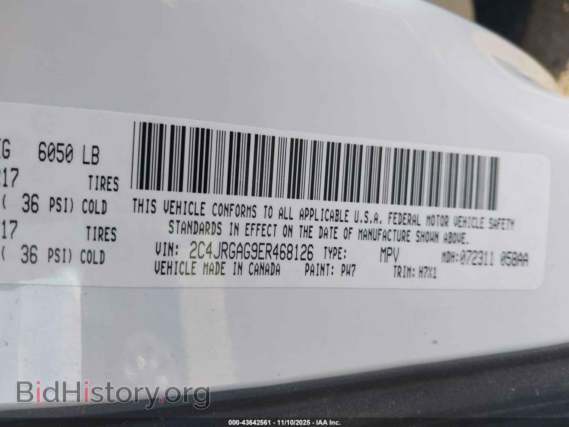 2014 RAM CARGO - VIN: 2C4JRGAG9ER468126 - Photo 9