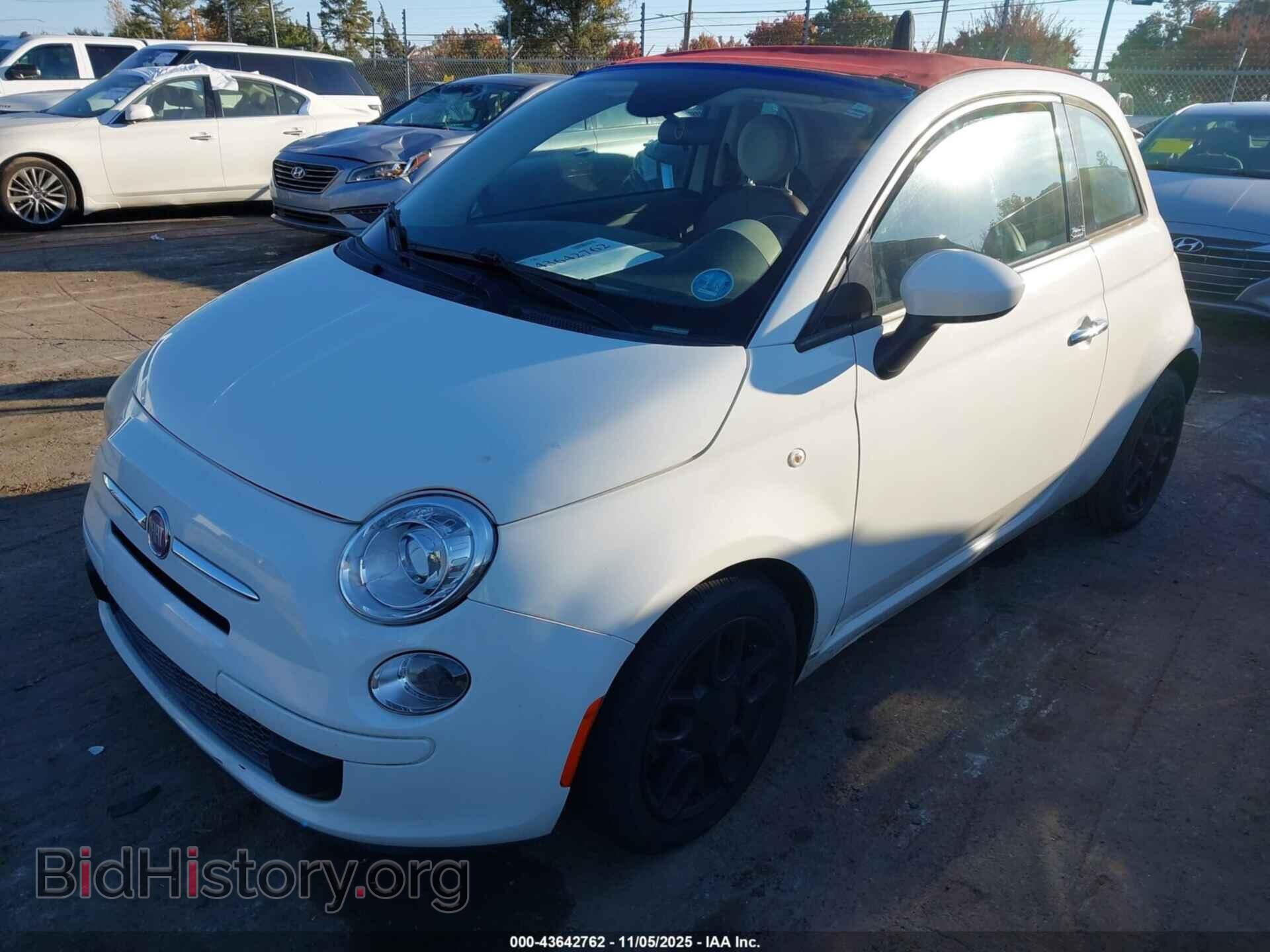 2015 FIAT 500C - VIN: 3C3CFFDR8FT502858 - Photo 2