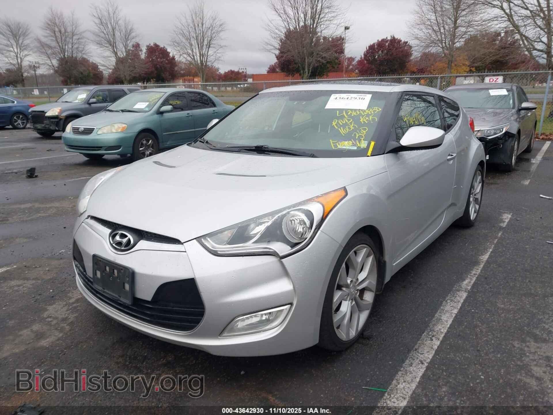 2012 HYUNDAI VELOSTER - VIN: KMHTC6AD5CU080347 - Фото 2
