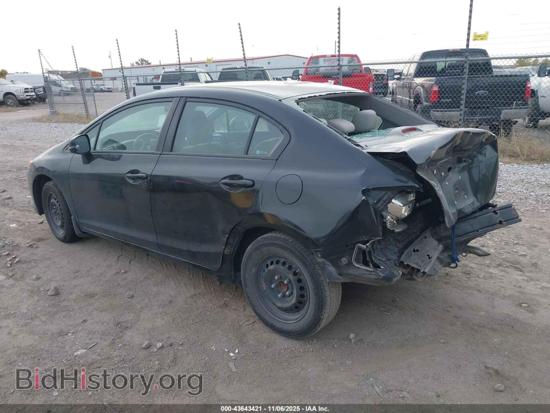 2012 HONDA CIVIC - VIN: 2HGFB2F5XCH595153 - Фото 3