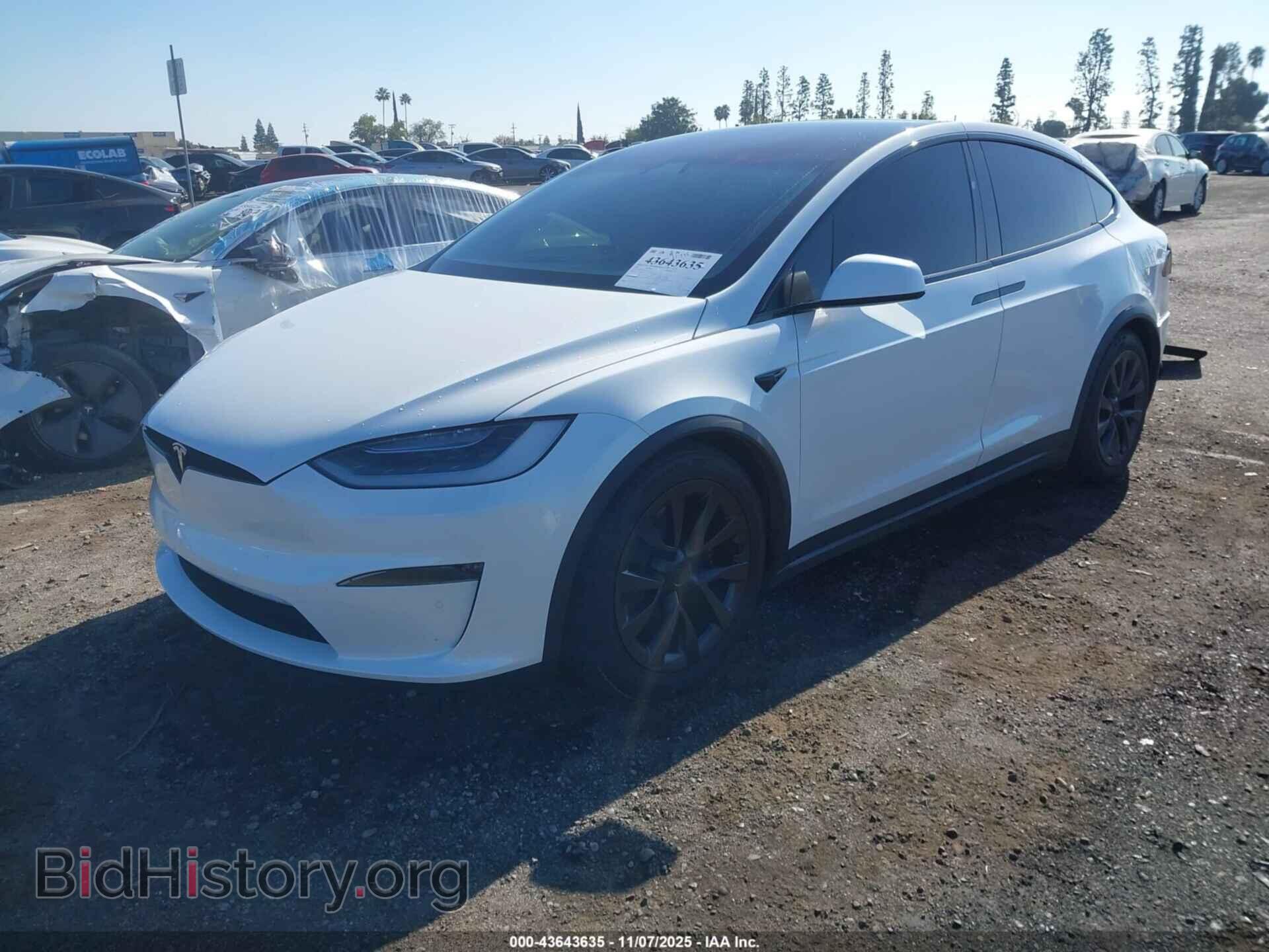 2022 TESLA MODEL X - VIN: 7SAXCAE54NF362277 - Фото 2