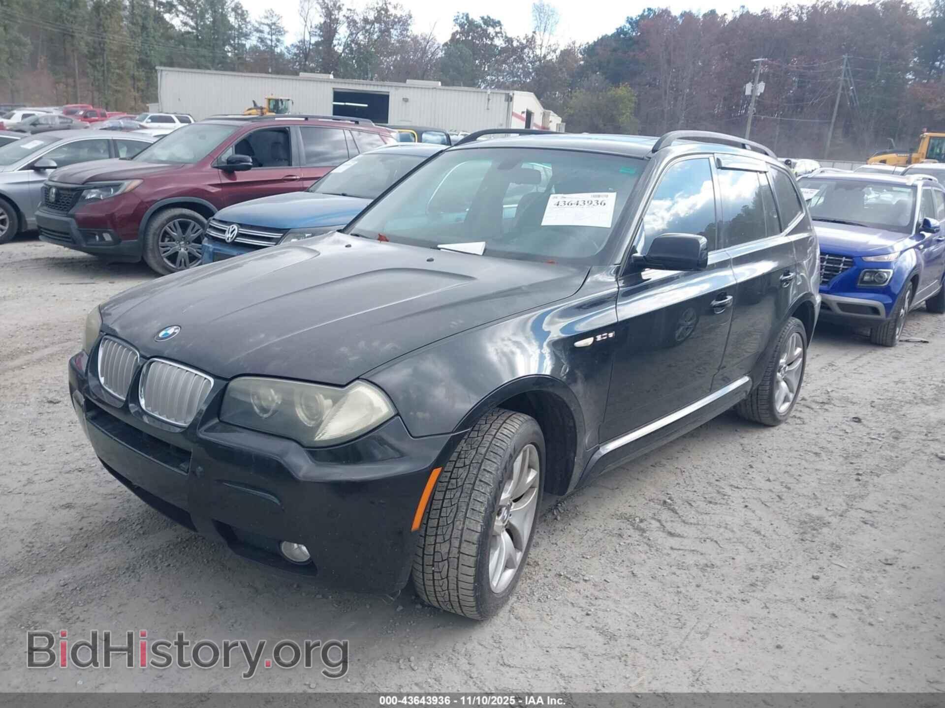 2008 BMW X3 - VIN: WBXPC93468WJ04111 - Фото 2