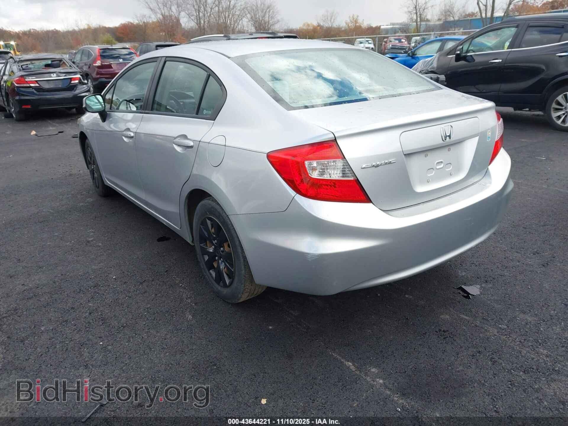 2012 HONDA CIVIC - VIN: 2HGFB2F54CH500859 - Фото 3