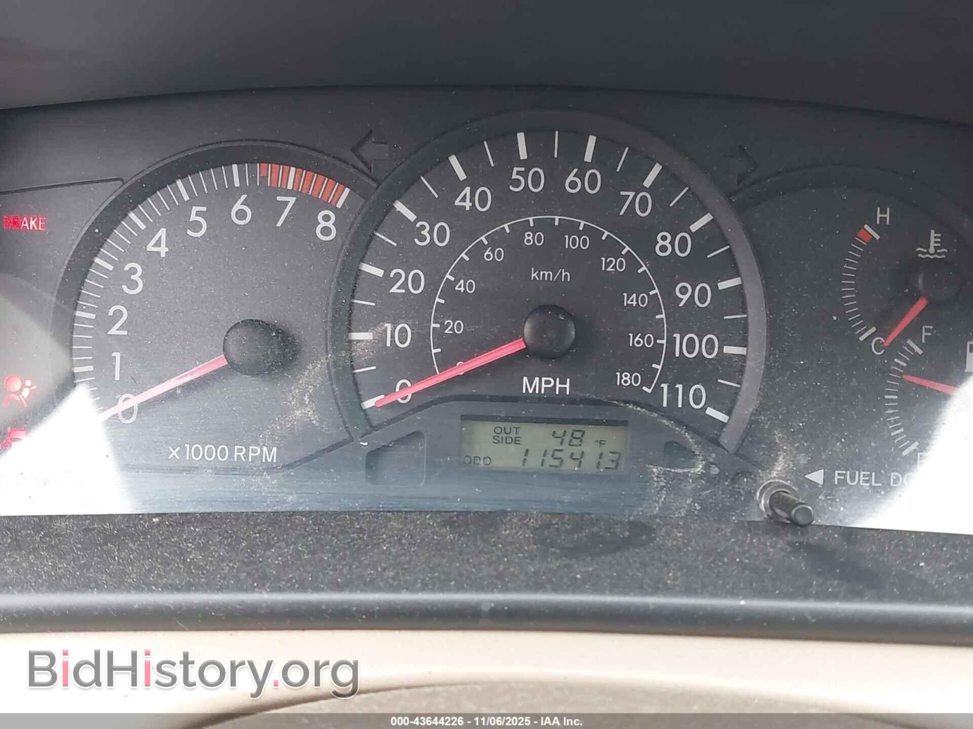 2005 TOYOTA COROLLA - VIN: 2T1BR32E25C427735 - Фото 7
