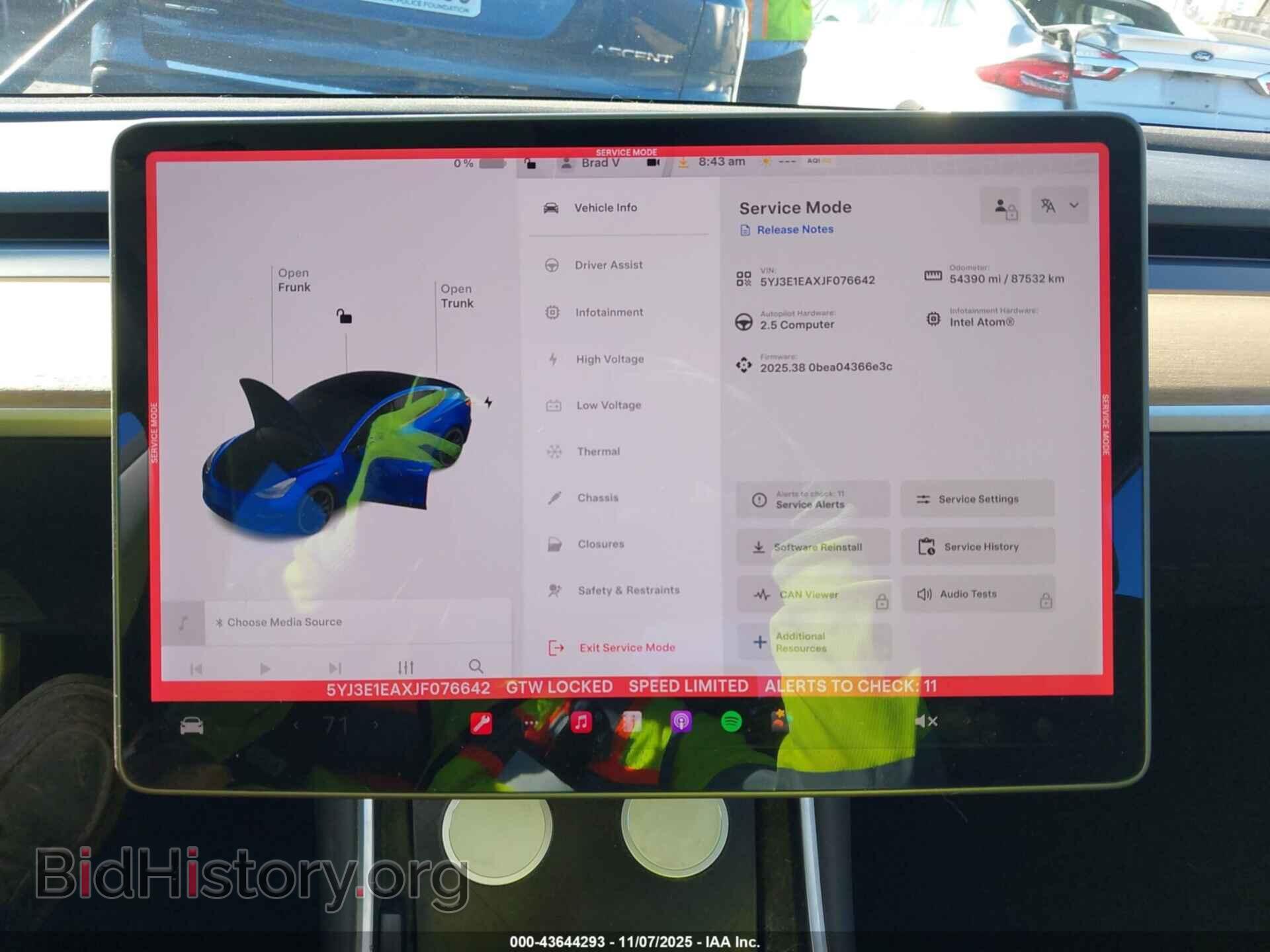 2018 TESLA MODEL 3 - VIN: 5YJ3E1EAXJF076642 - Фото 19