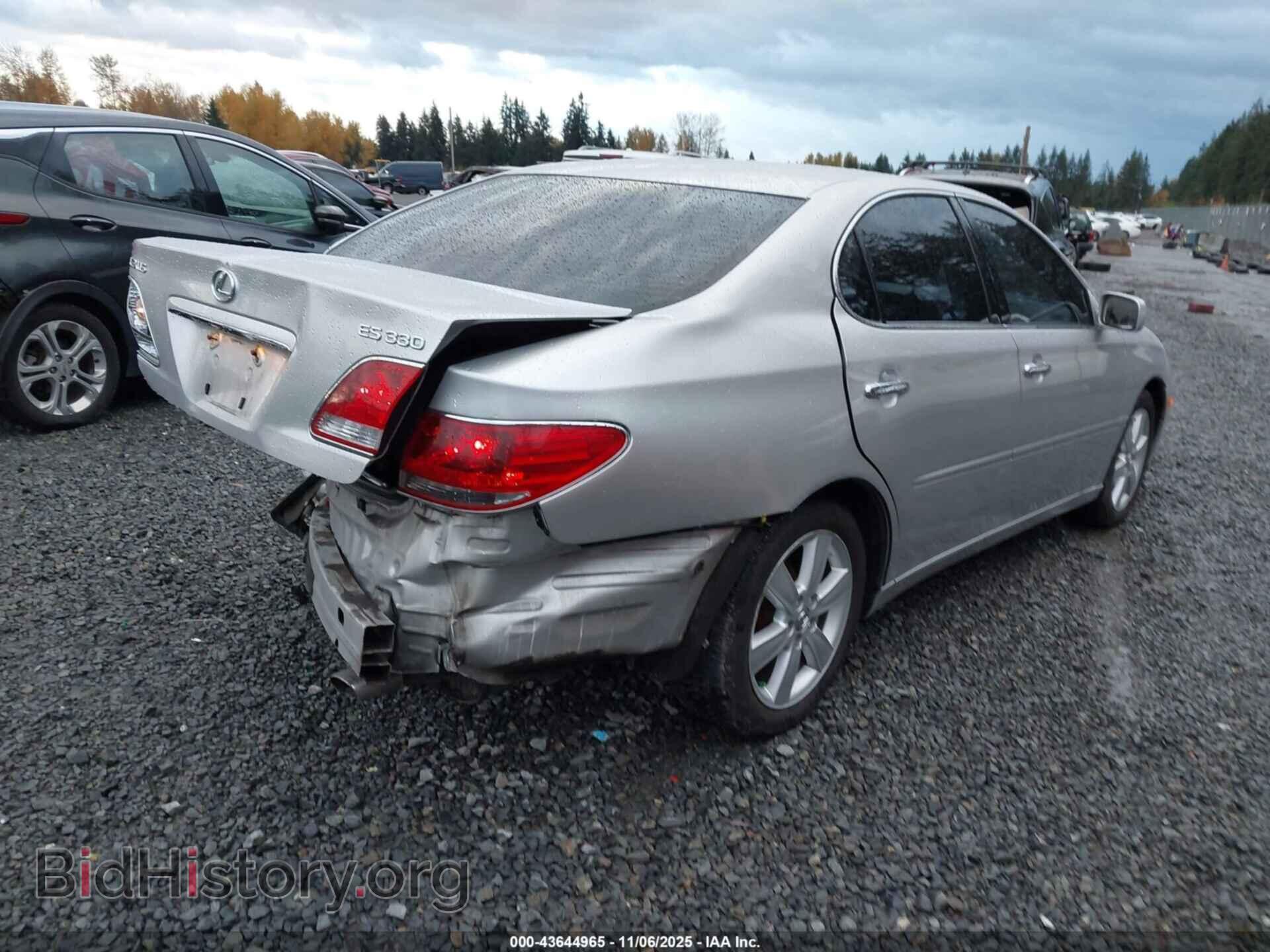 2005 LEXUS ES 330 - VIN: JTHBA30G555121314 - Фото 4