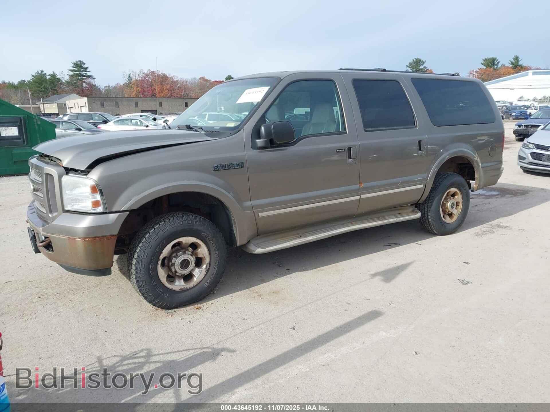 2005 FORD EXCURSION - VIN: 1FMNU43S65EB69363 - Фото 2