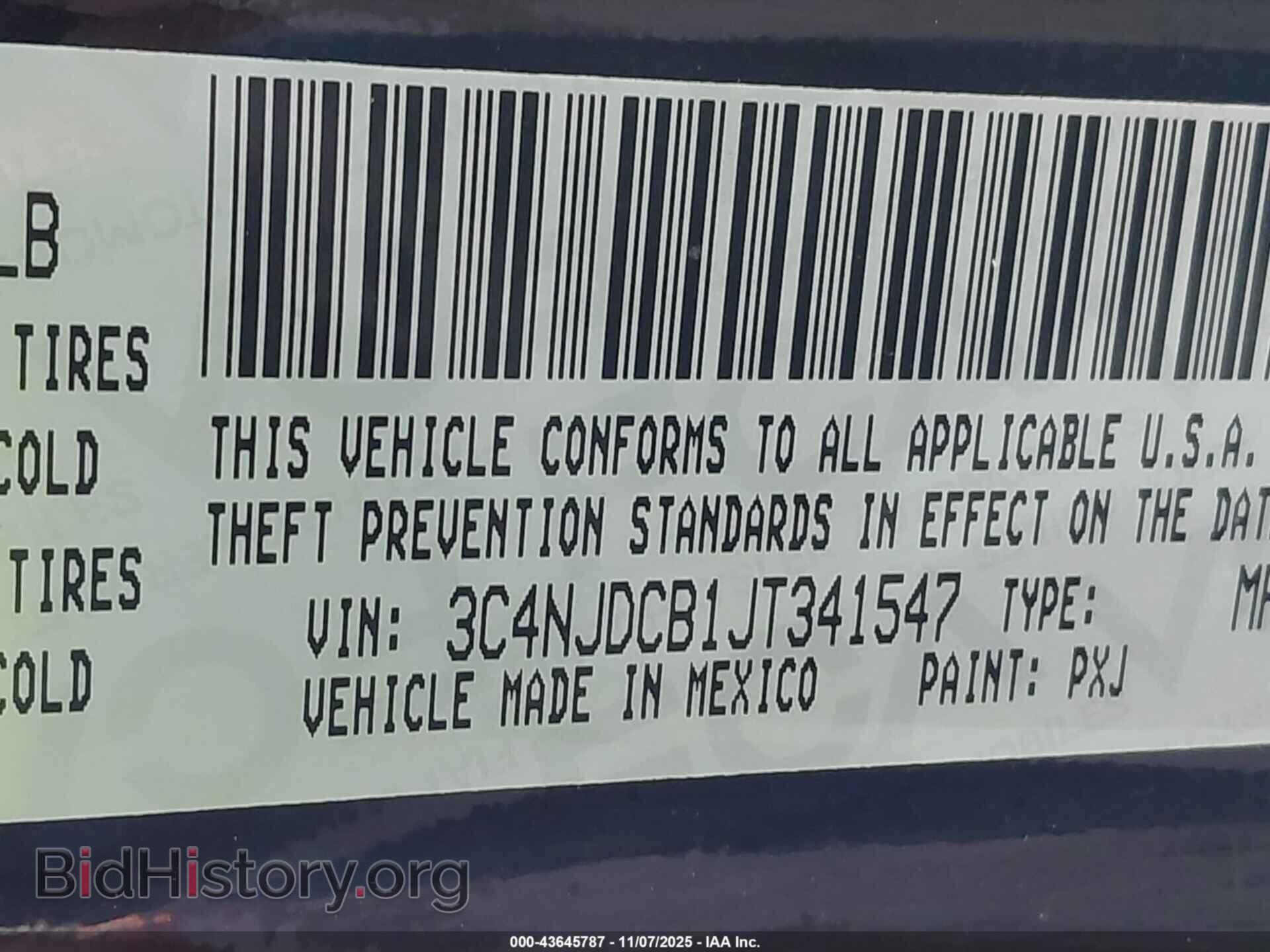 2018 JEEP COMPASS - VIN: 3C4NJDCB1JT341547 - Фото 9