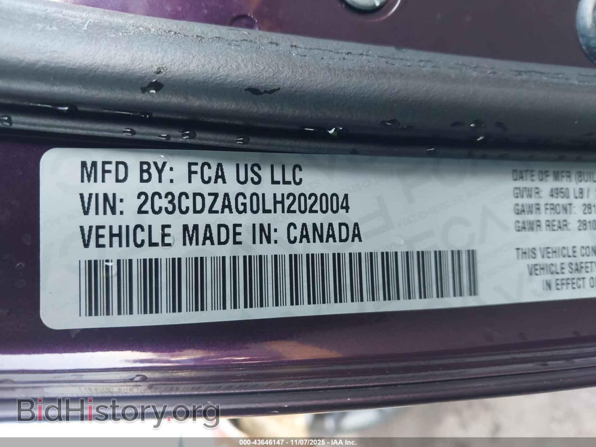 2020 DODGE CHALLENGER - VIN: 2C3CDZAG0LH202004 - Photo 9
