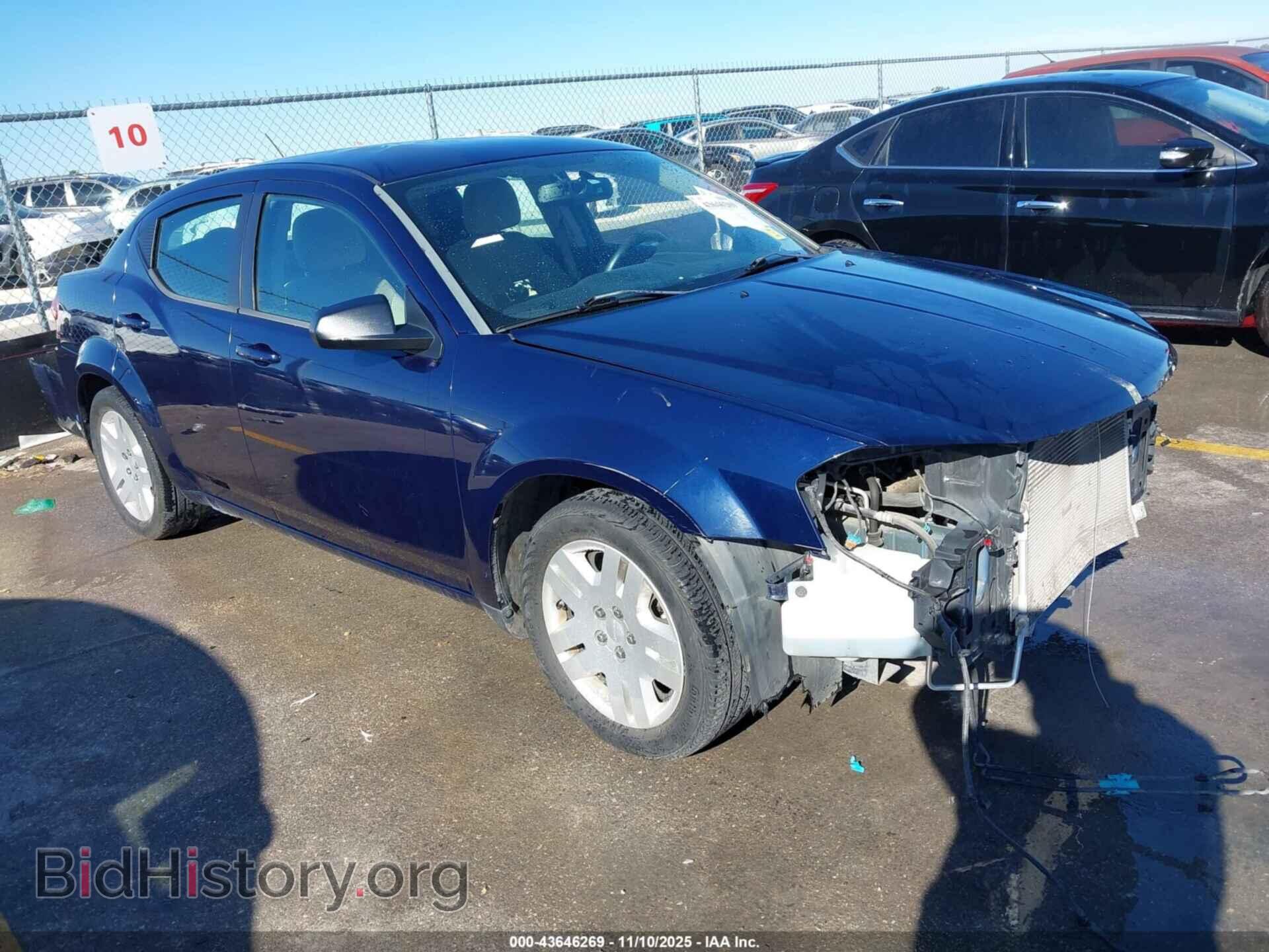 Photo 1C3CDZAG2DN756461 - DODGE AVENGER 2013