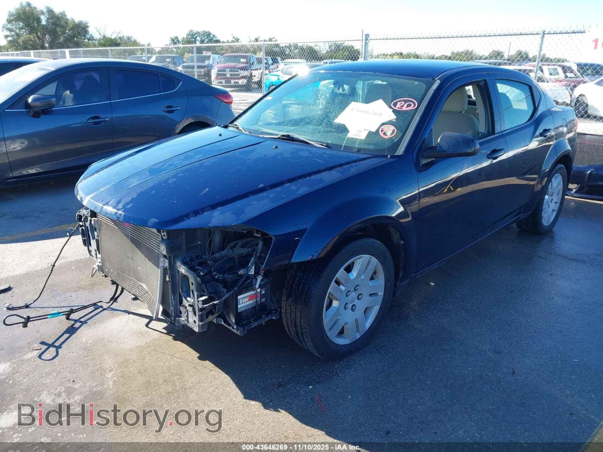 2013 DODGE AVENGER - VIN: 1C3CDZAG2DN756461 - Фото 2